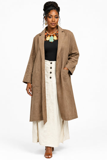 Brown Linen Jacket