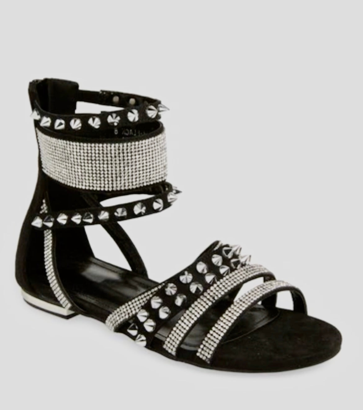 McKenna Black Bling Sandals