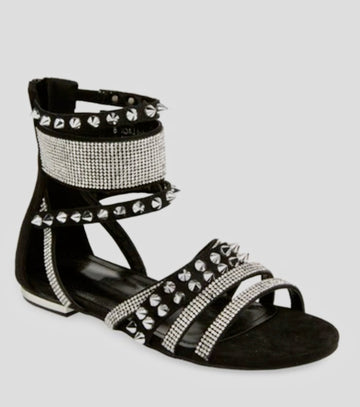 McKenna Black Bling Sandals