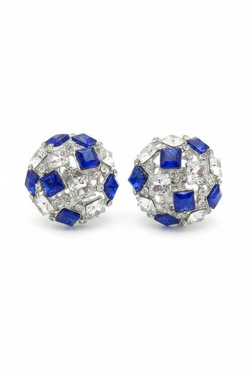Round JEWELED Clip-ons