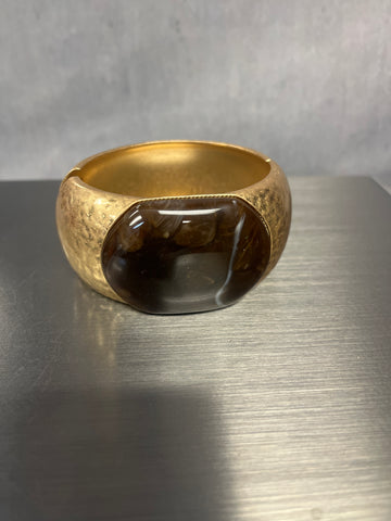 Matte Gold/ Choc Bracelet