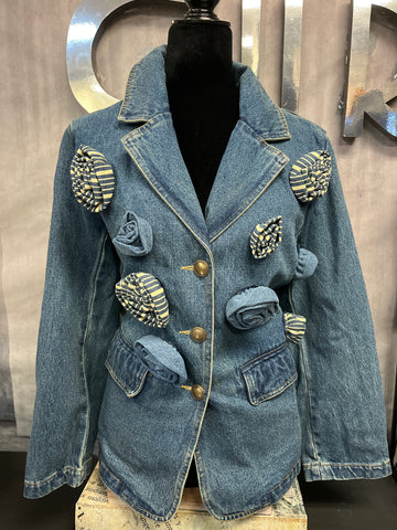 Denim/Rose Blazer