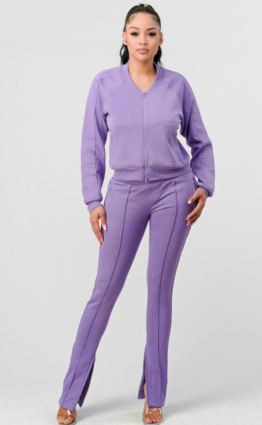 Purple Sweatsuit