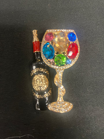 Champagne Broach