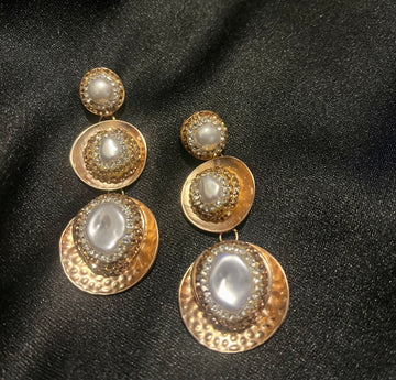 Pearl/Rhinestone Earrings