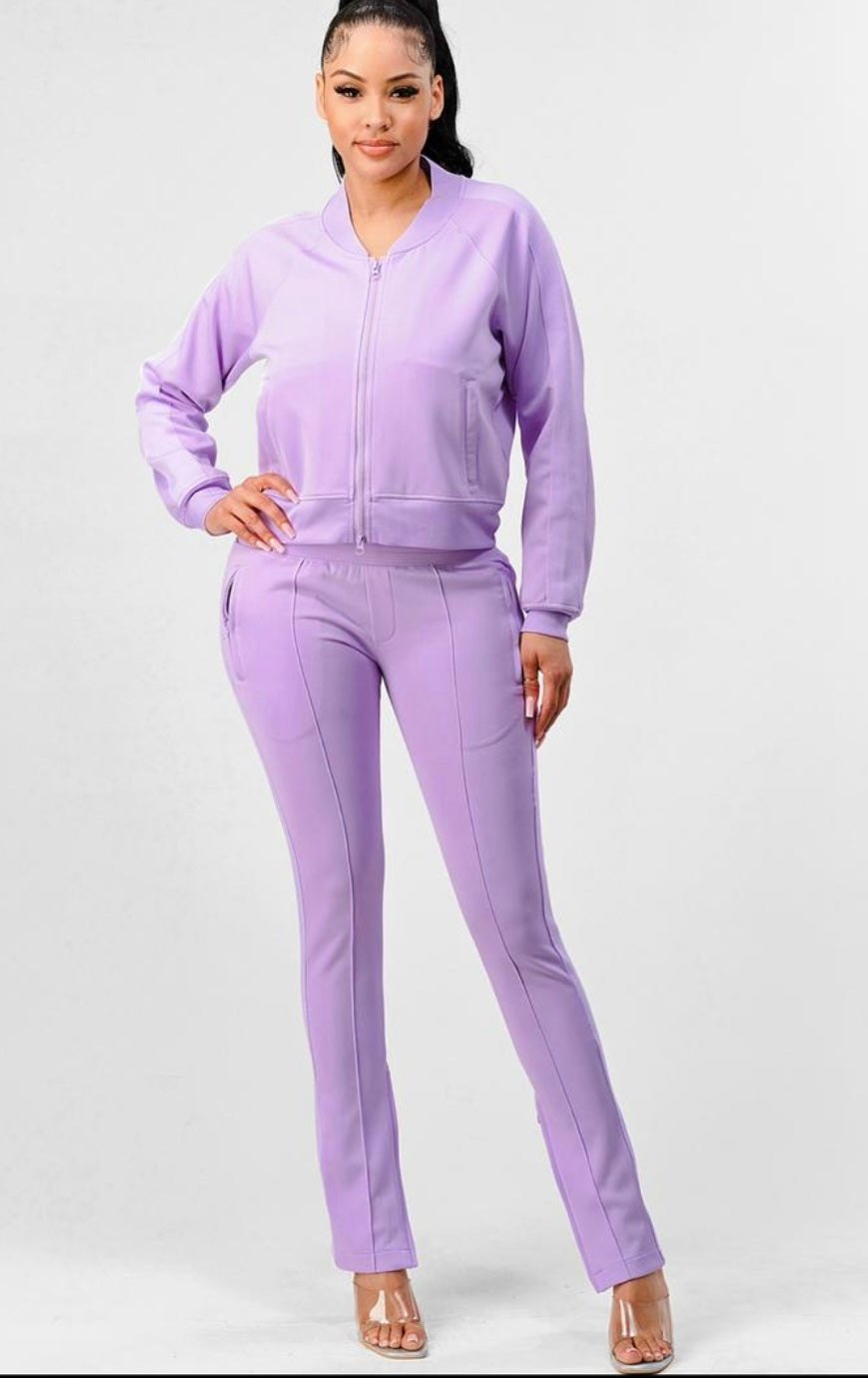 Lavender Sweatsuit
