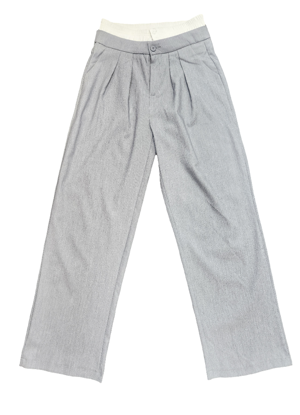 Grey Pants W/White Trim