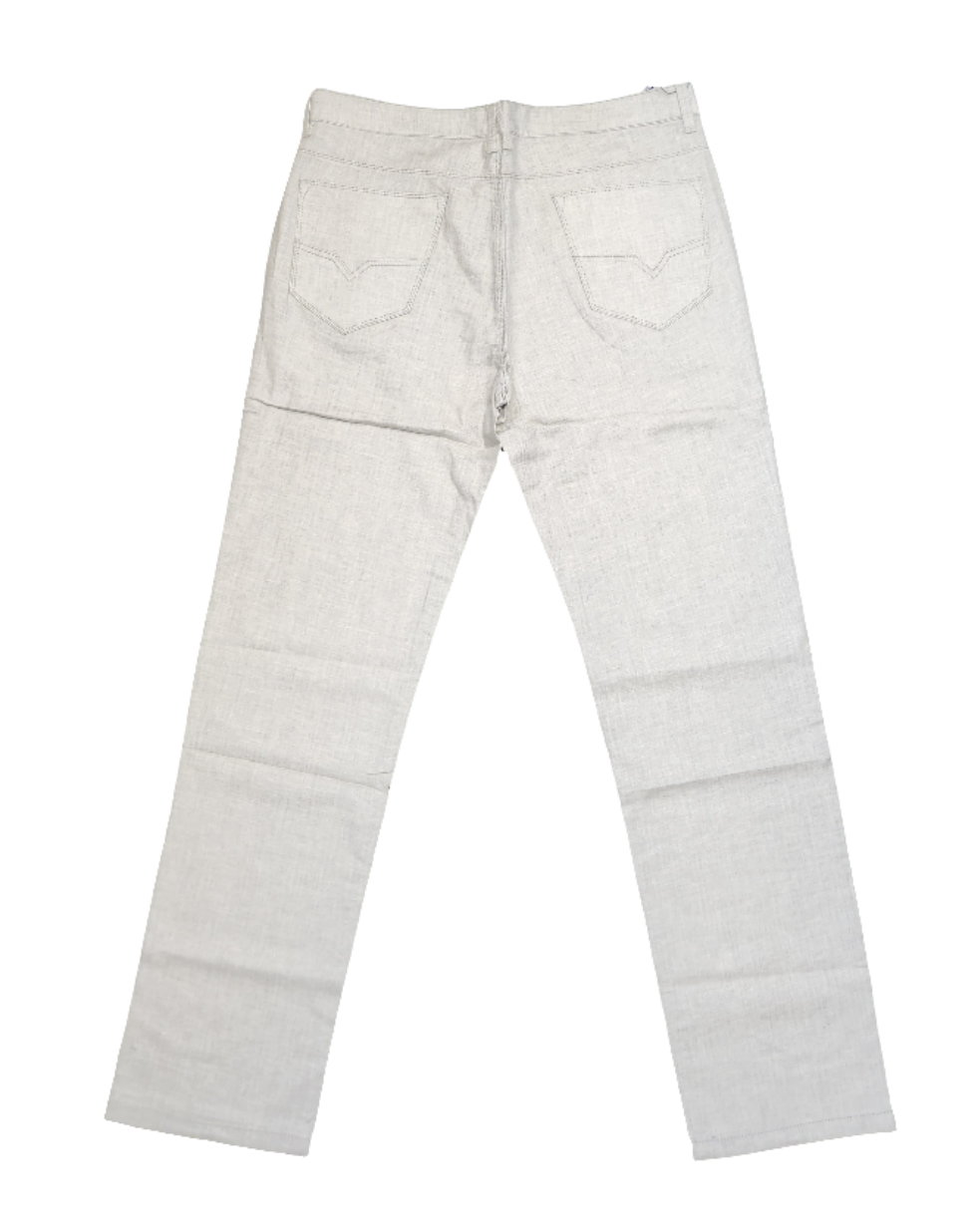 Men's Grey Linen Pants