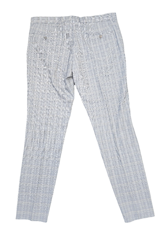 Platini Checkered Pants /Blue