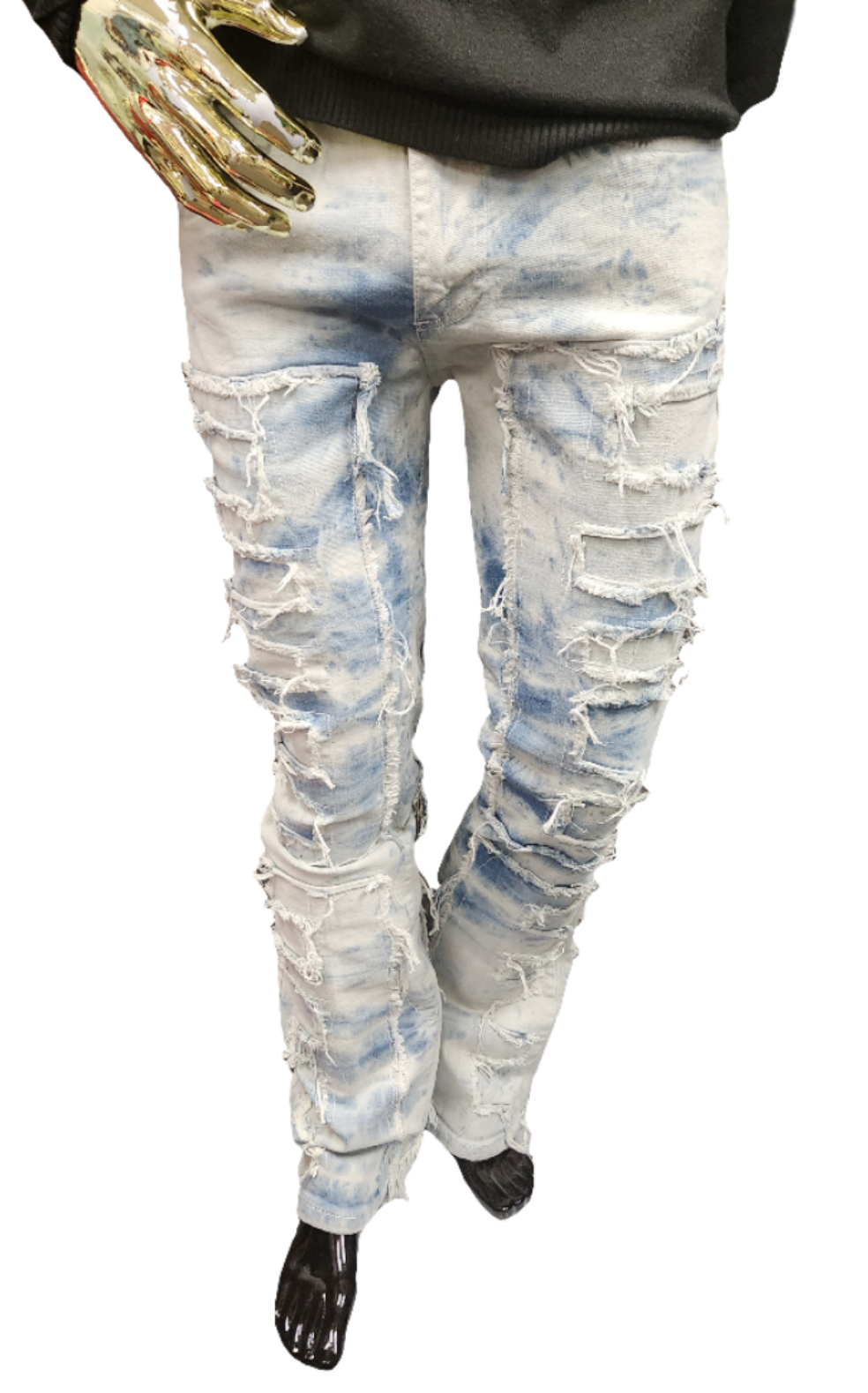 Men's Distressed Jeans