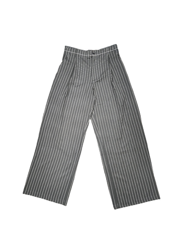 Black Pinstripe Pants