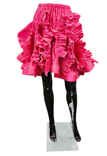 Pink Taffeta Skirt
