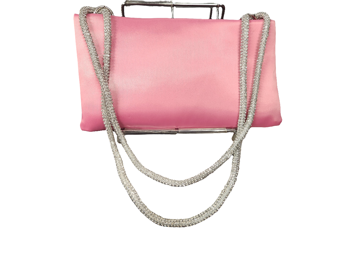 Pink/Silver Evening Bag