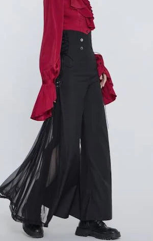 Black Pants W/Pleats