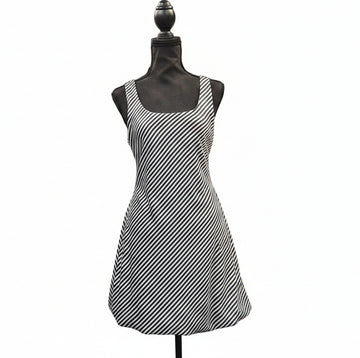 Black/White Balloon Dress