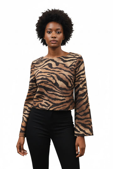 Animal Print Top /S