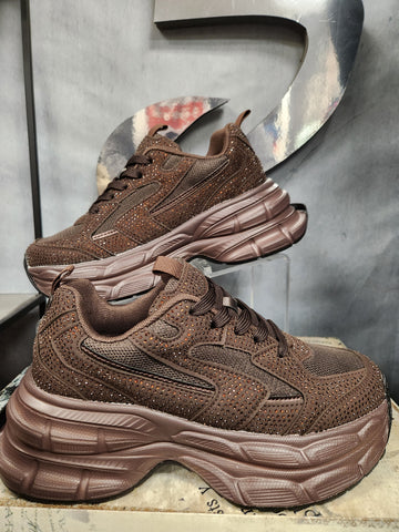 Berness Brown Tennis Shoes