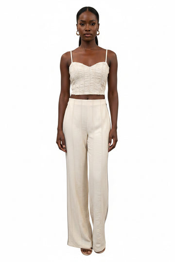 Tan Braided 2PC Set