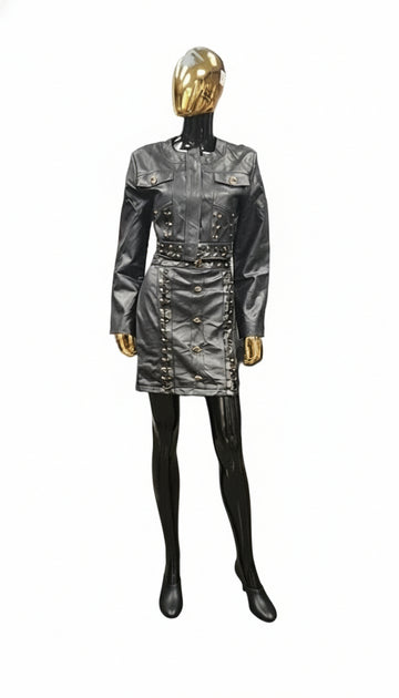 BLK 2PC SKIRT SET