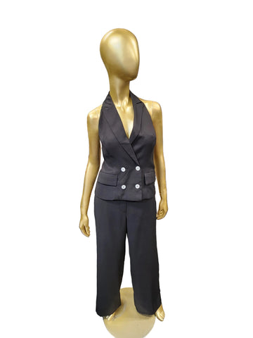 Black Halter 2PC