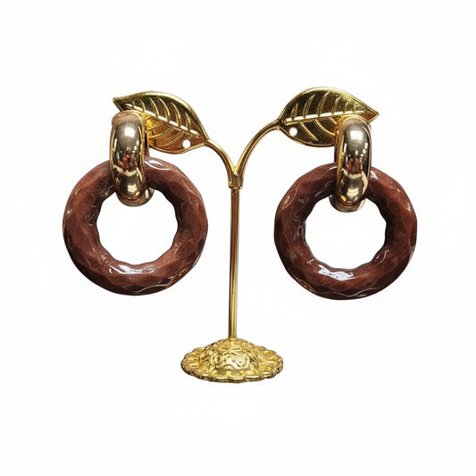 Round Acrylic Earrings