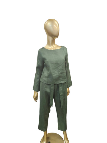 Green Linen 2PC