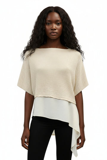 Cream/Ivory Knit Top