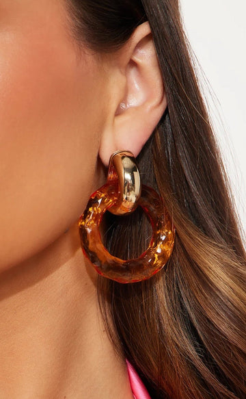 Clear￼ Acrylic Earrings