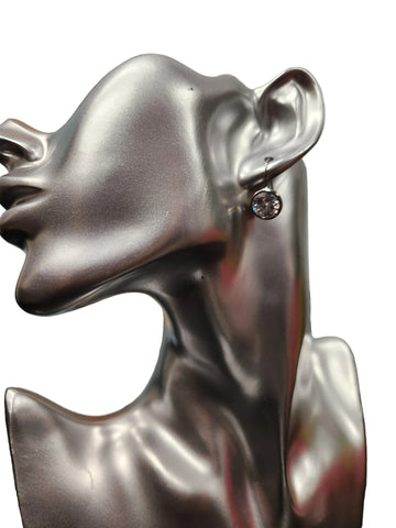 Brass/Silver Earrings