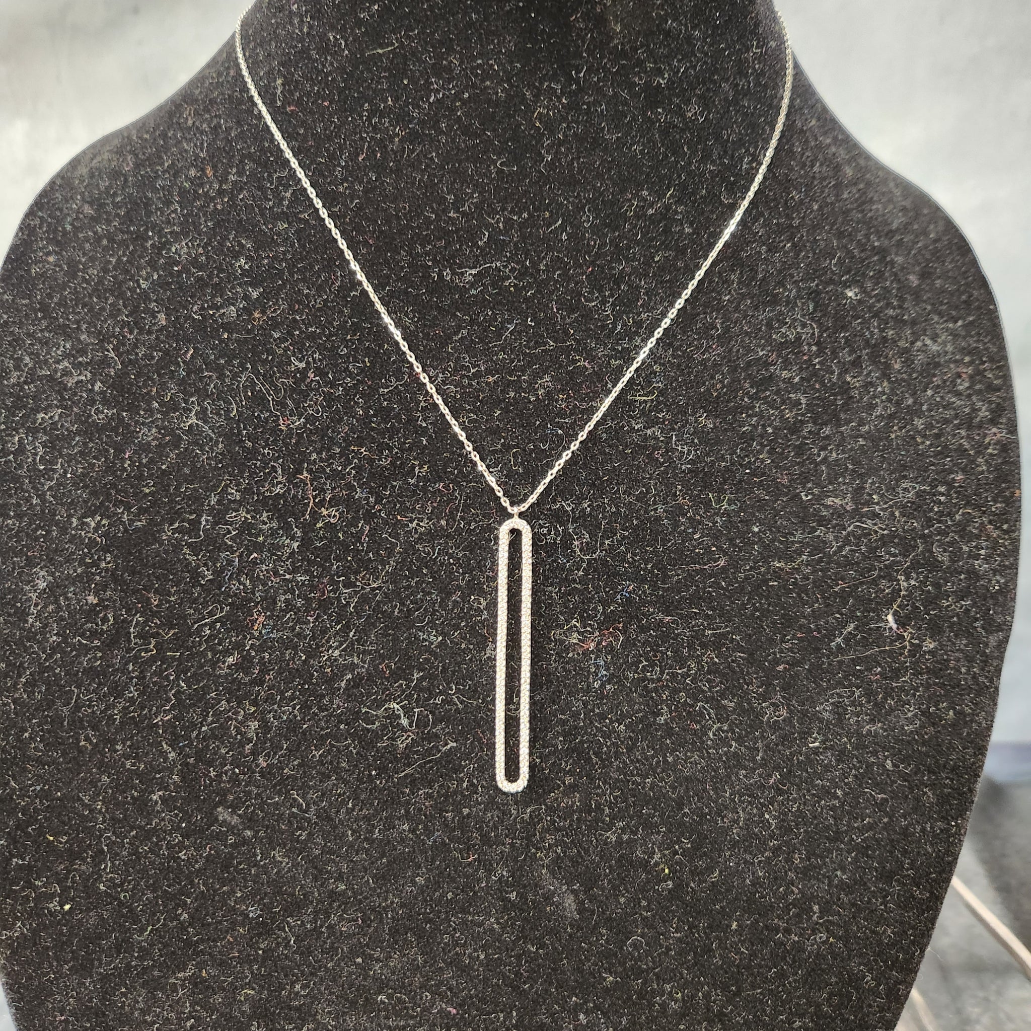 Silver Cubic Zirconia Necklace