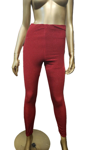 Burgundy Leggings